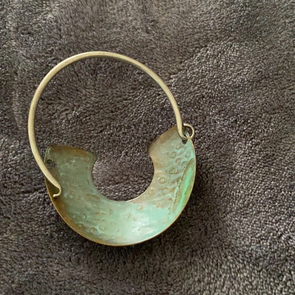 Super nice bangle from local artist. Copper face - Picture 2 of 3